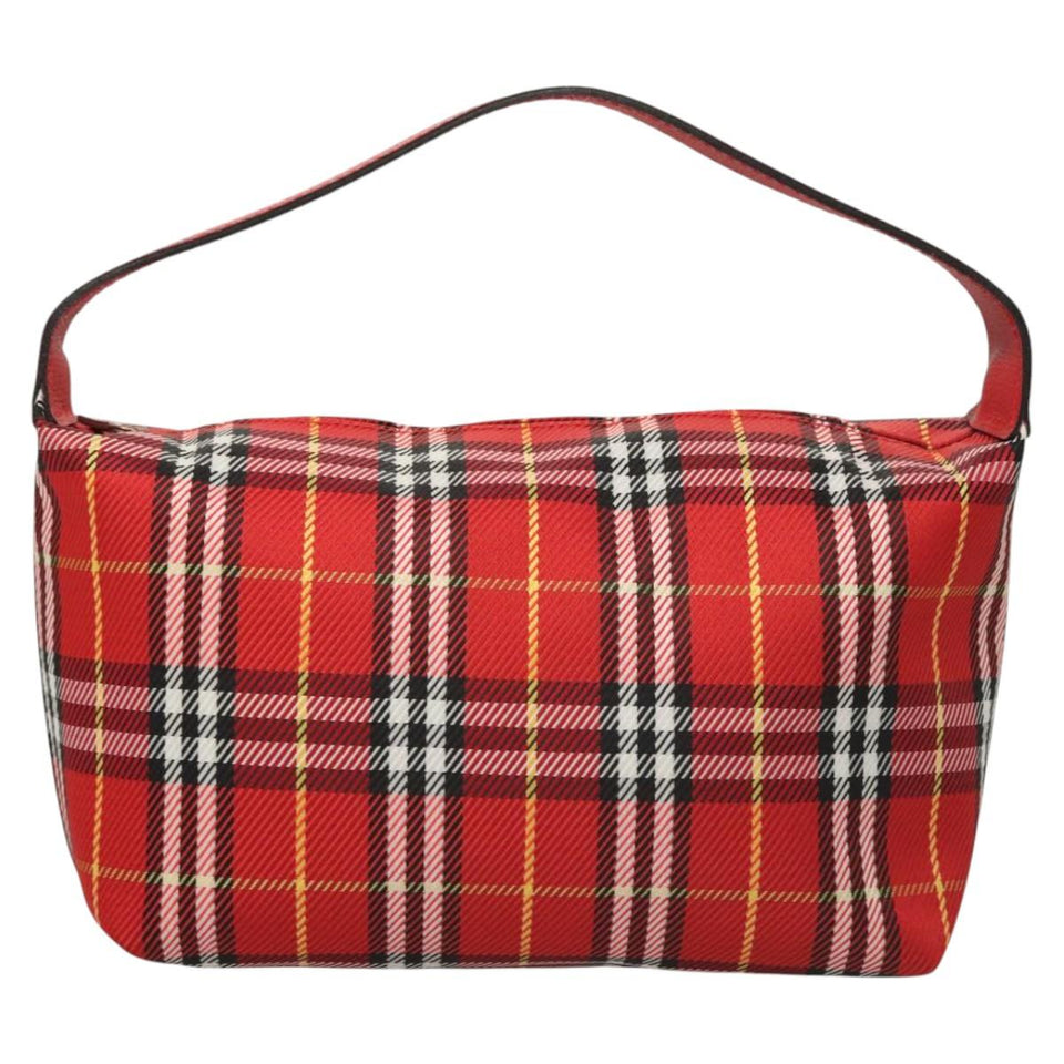 Burberry Nova Check Red Nylon Clutch Bag ( )