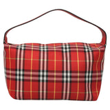 Burberry Nova Check Red Nylon Clutch Bag ( )