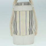 Burberry White Canvas Handbag ( )