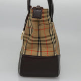 Burberry Nova Check Beige Canvas Shoulder Bag ( )