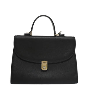Burberry Black Leather Handbag ( )