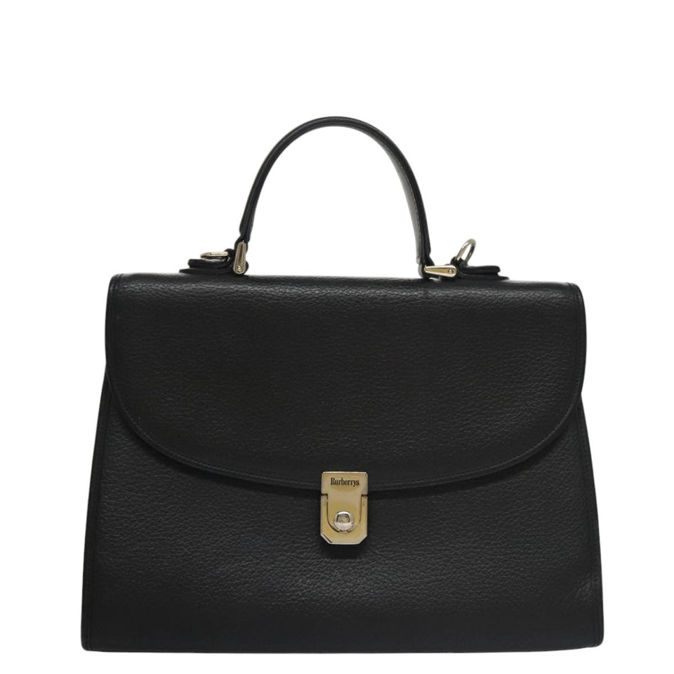 Burberry Black Leather Handbag ( )