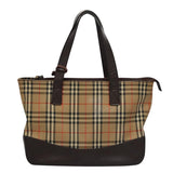 Burberry Nova Check Beige Canvas Shoulder Bag ( )