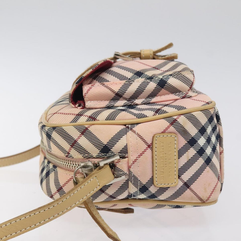 Burberry Nova Check Pink Nylon Shoulder Bag ( )