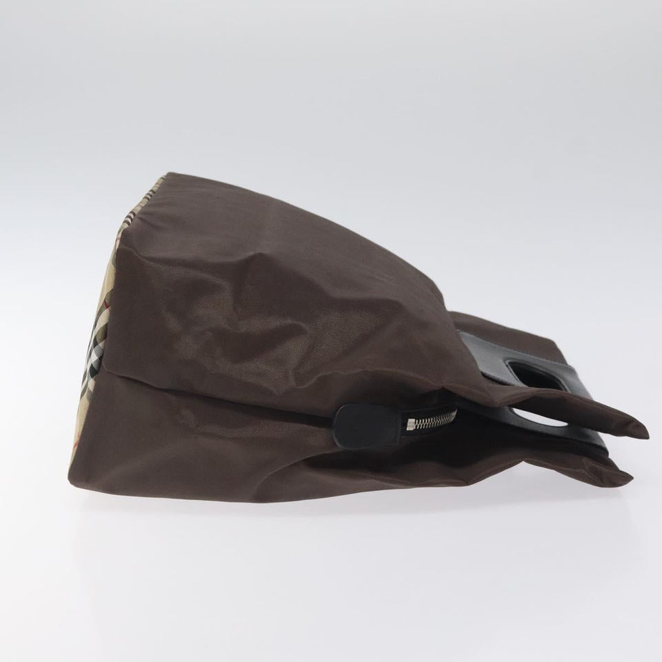 Burberry Blue Label Brown Nylon Handbag ( )