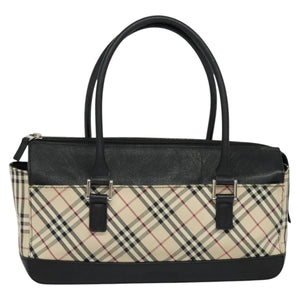 Burberry Nova Check Beige Canvas Handbag ( )