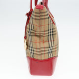Burberry Nova Check Beige Canvas Tote Bag ( )