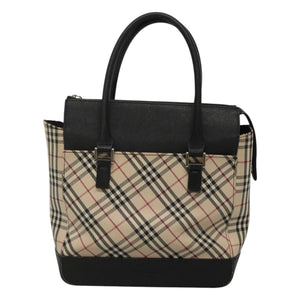 Burberry Nova Check Beige Canvas Handbag ( )