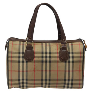 Burberry Nova Check Beige Canvas Travel Bag ( )