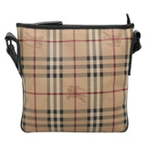 Burberry Nova Check Beige Leather Shoulder Bag ( )