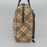 Burberry Nova Check Beige Canvas Handbag ( )