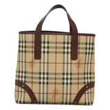 Burberry Nova Check Beige Canvas Tote Bag ( )