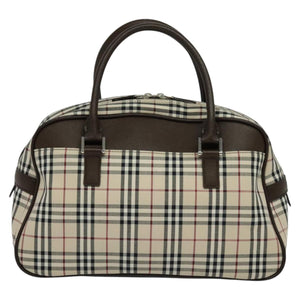 Burberry Nova Check Beige Canvas Tote Bag ( )