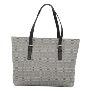 Burberry Nova Check Grey Canvas Shoulder Bag ( )