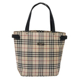 Burberry Nova Check Beige Canvas Tote Bag ( )