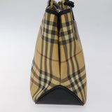 Burberry Nova Check Beige Canvas Handbag ( )
