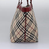 Burberry Nova Check Beige Canvas Tote Bag ( )