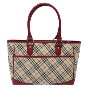 Burberry Nova Check Beige Canvas Tote Bag ( )