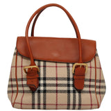 Burberry Nova Check Beige Canvas Handbag ( )