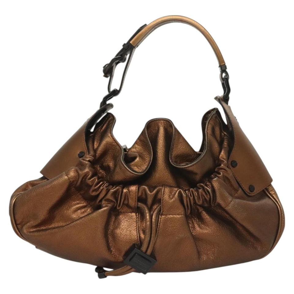 Burberry Woodbury Brown Leather Shoulder Bag ( )
