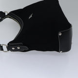 Burberry Blue Label Black Canvas Shoulder Bag ( )