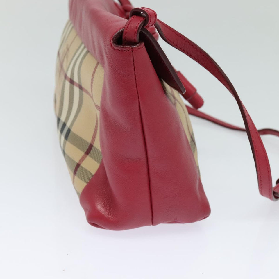 Burberry Nova Check Beige Canvas Shoulder Bag ( )
