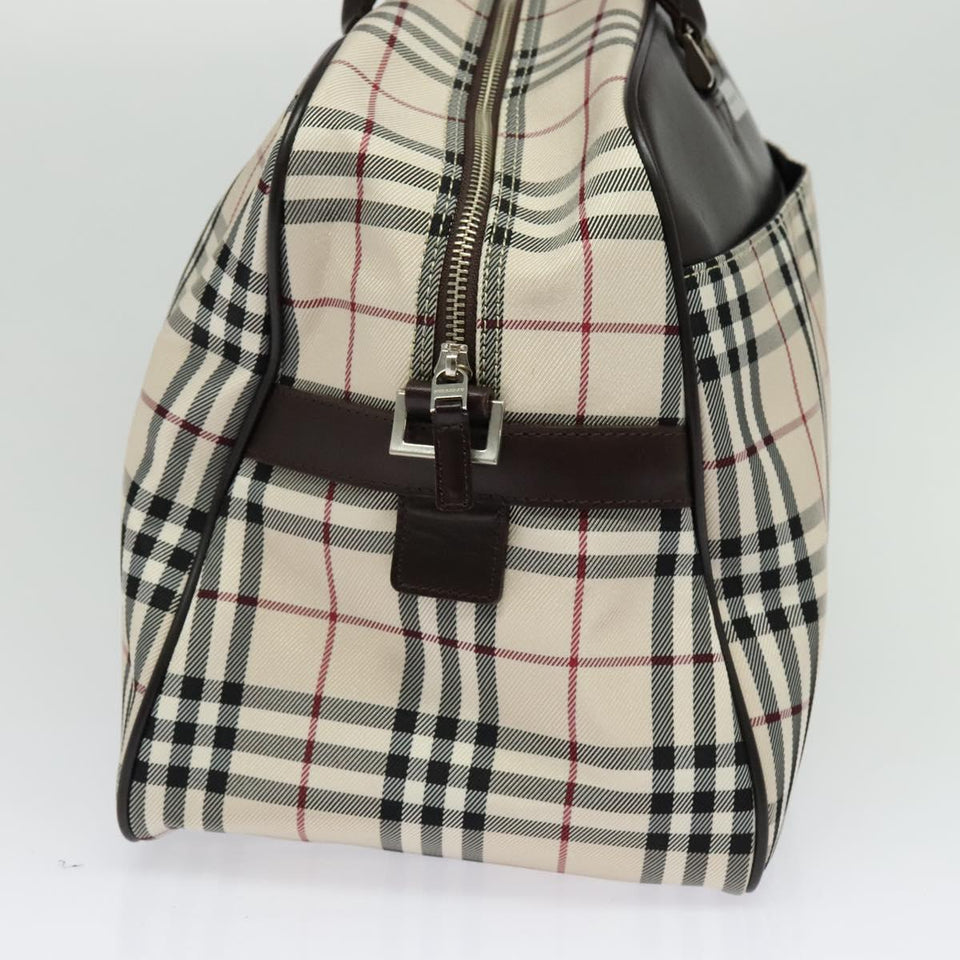 Burberry Nova Check Beige Nylon Travel Bag ( )