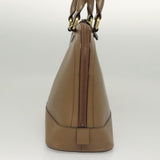 Burberry Vintage Check Brown Leather Handbag ( )