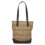 Burberry Nova Check Beige Canvas Tote Bag ( )