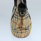 Burberry Nova Check Beige Canvas Handbag ( )