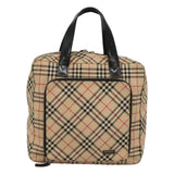 Burberry Nova Check Beige Canvas Handbag ( )