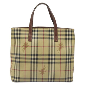 Burberry Nova Check Beige Canvas Tote Bag ( )