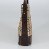 Burberry Nova Check Beige Canvas Shoulder Bag ( )