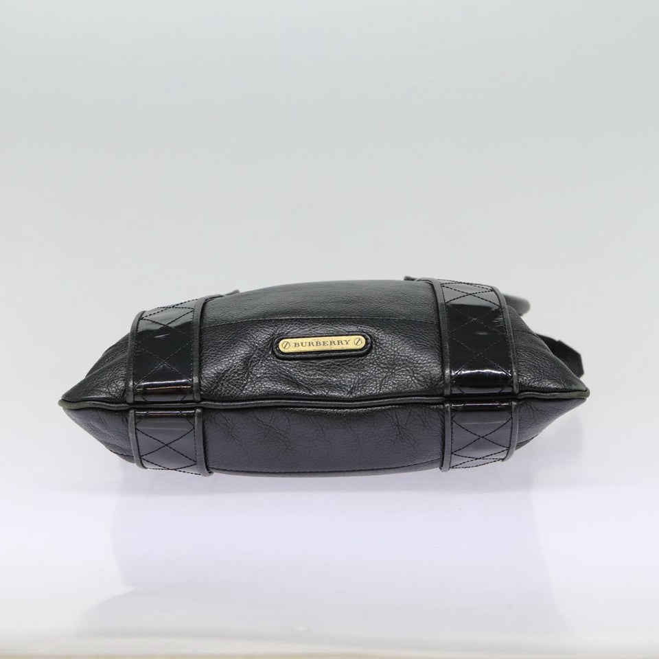 Burberry Black Leather Shoulder Bag ( )