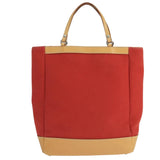 Burberry Blue Label Red Canvas Tote Bag ( )