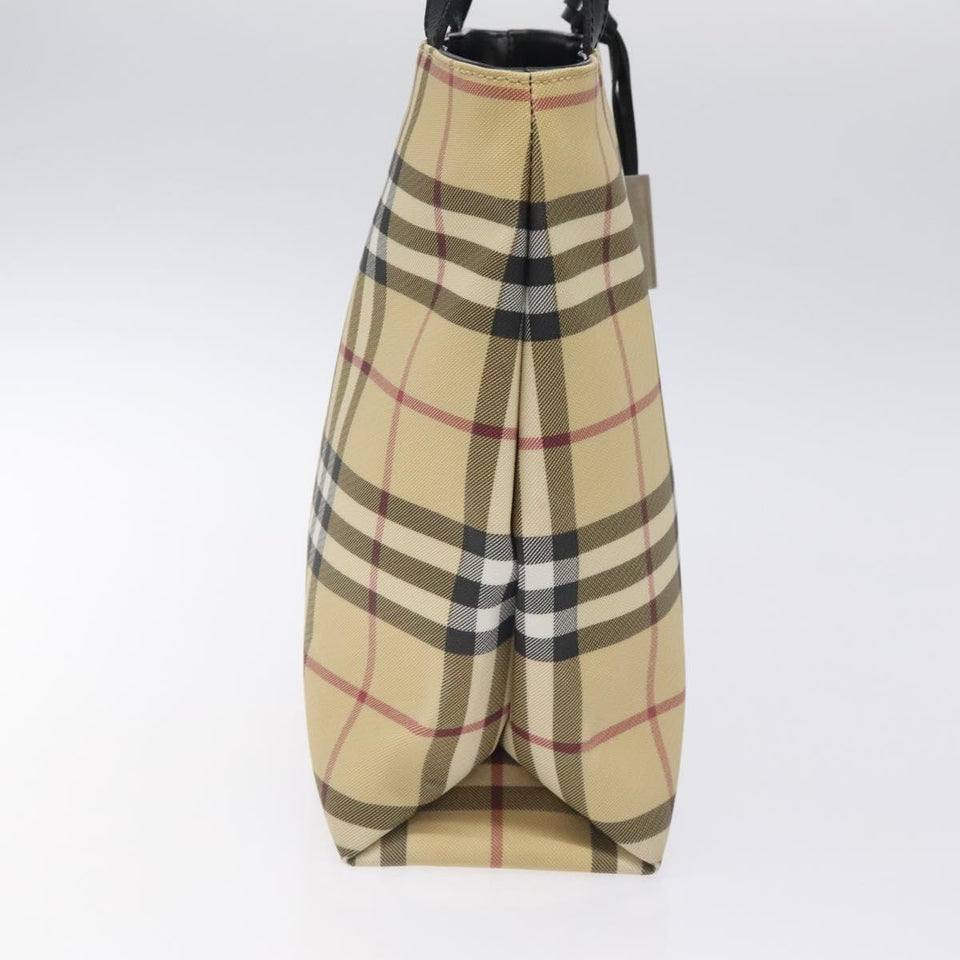 Burberry Nova Check Beige Canvas Tote Bag ( )