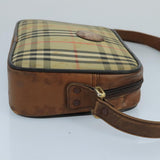 Burberry Nova Check Beige Canvas Shoulder Bag ( )