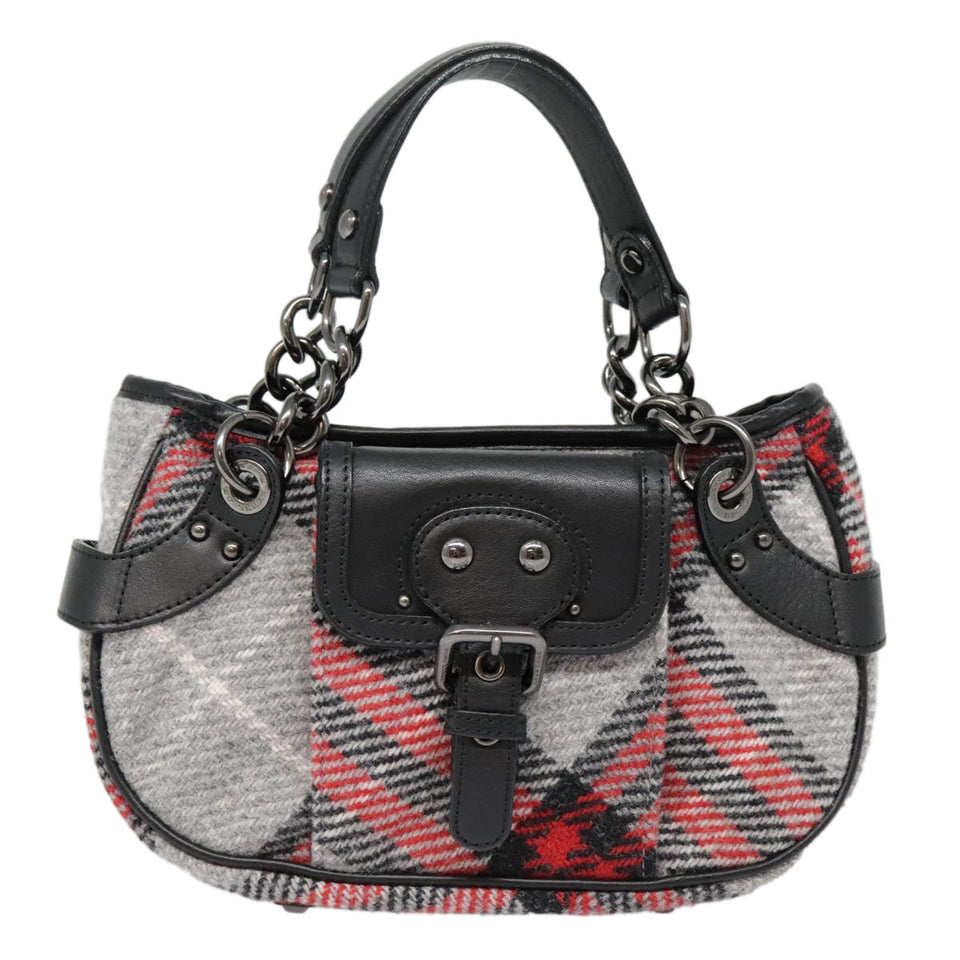 Burberry Nova Check Multicolour Wool Handbag ( )
