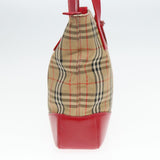 Burberry Nova Check Beige Canvas Tote Bag ( )