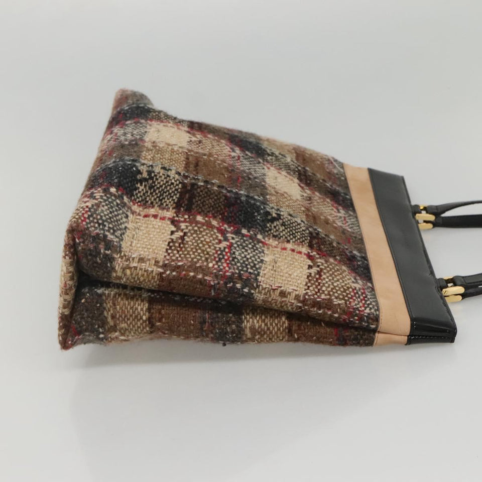 Burberry Beige Wool Tote Bag ( )