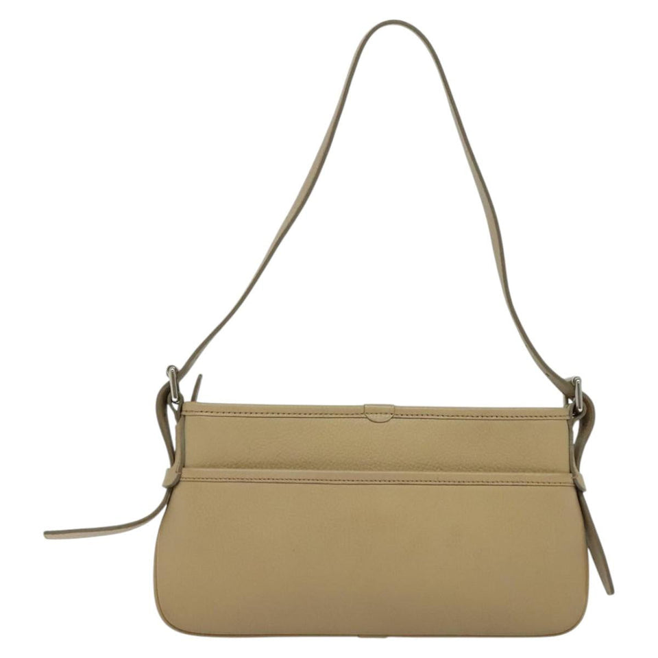 Burberry - Beige Leather Shoulder Bag ( )