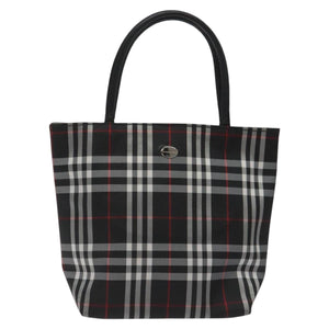 Burberry Nova Check Black Synthetic Handbag ( )