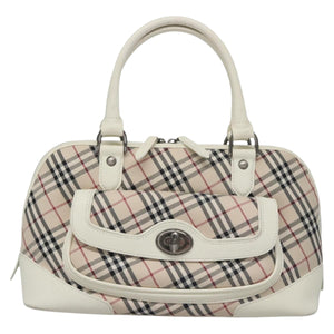 Burberry Nova Check Beige Canvas Handbag ( )