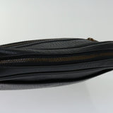 Burberry Black Leather Clutch Bag ( )