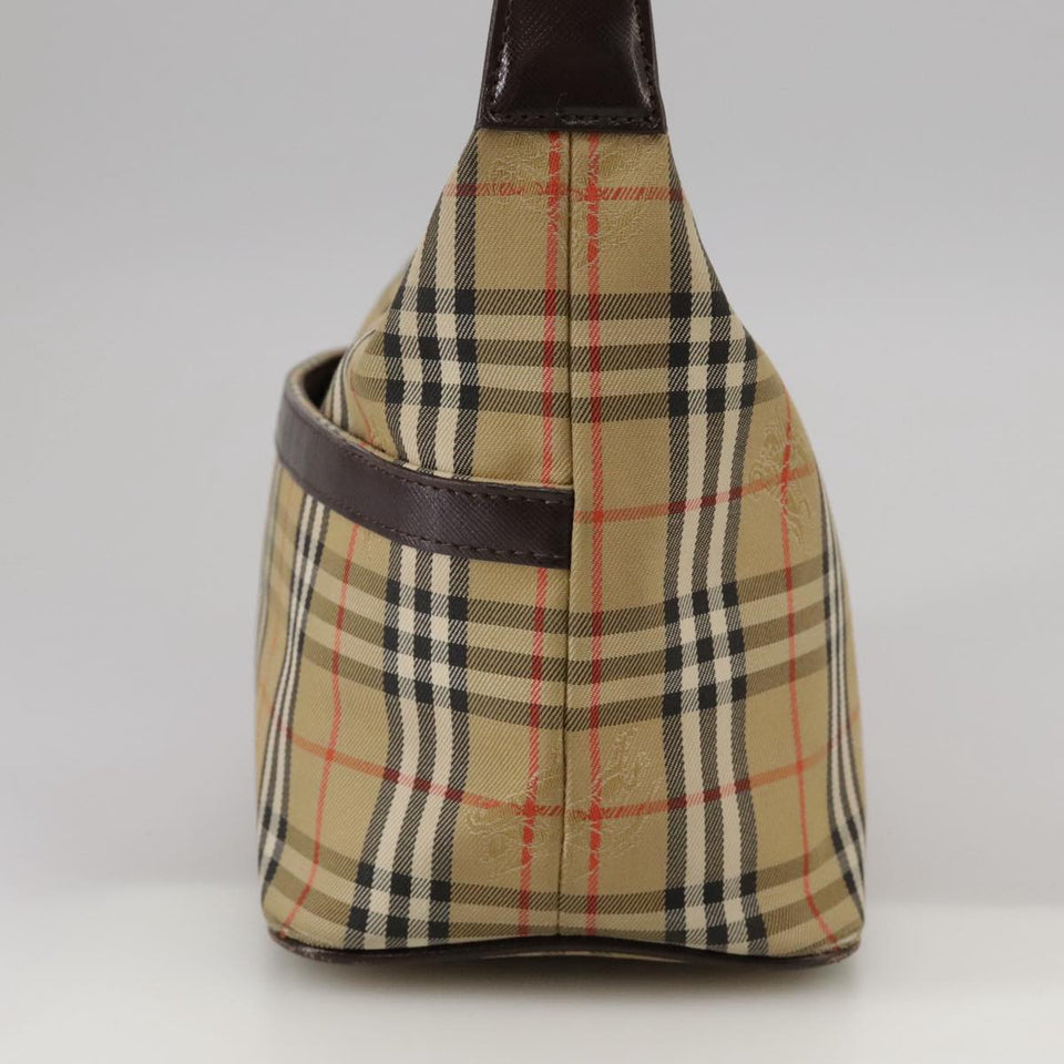 Burberry Nova Check Beige Canvas Handbag ( )