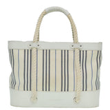 Burberry White Canvas Handbag ( )