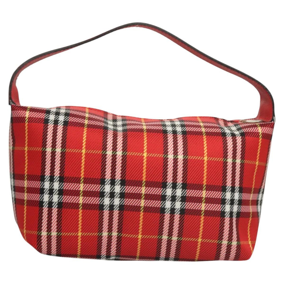 Burberry Nova Check Red Nylon Clutch Bag ( )