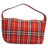 Burberry Nova Check Red Nylon Clutch Bag ( )