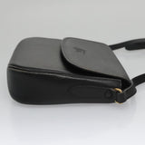 Burberry Black Leather Shoulder Bag ( )