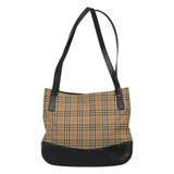 Burberry Nova Check Beige Canvas Shoulder Bag ( )